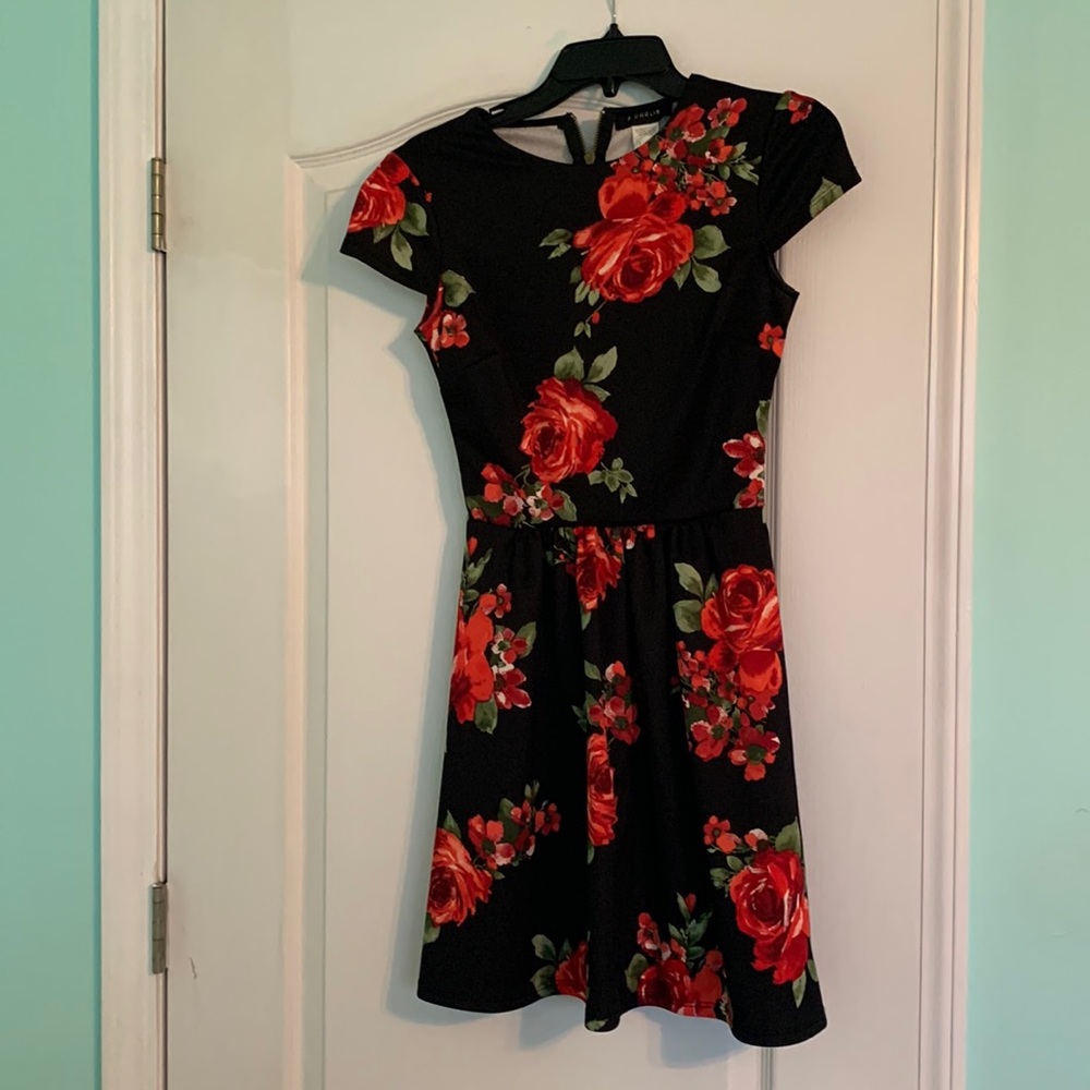 Juniors size 3/4 A-line semi formal dress